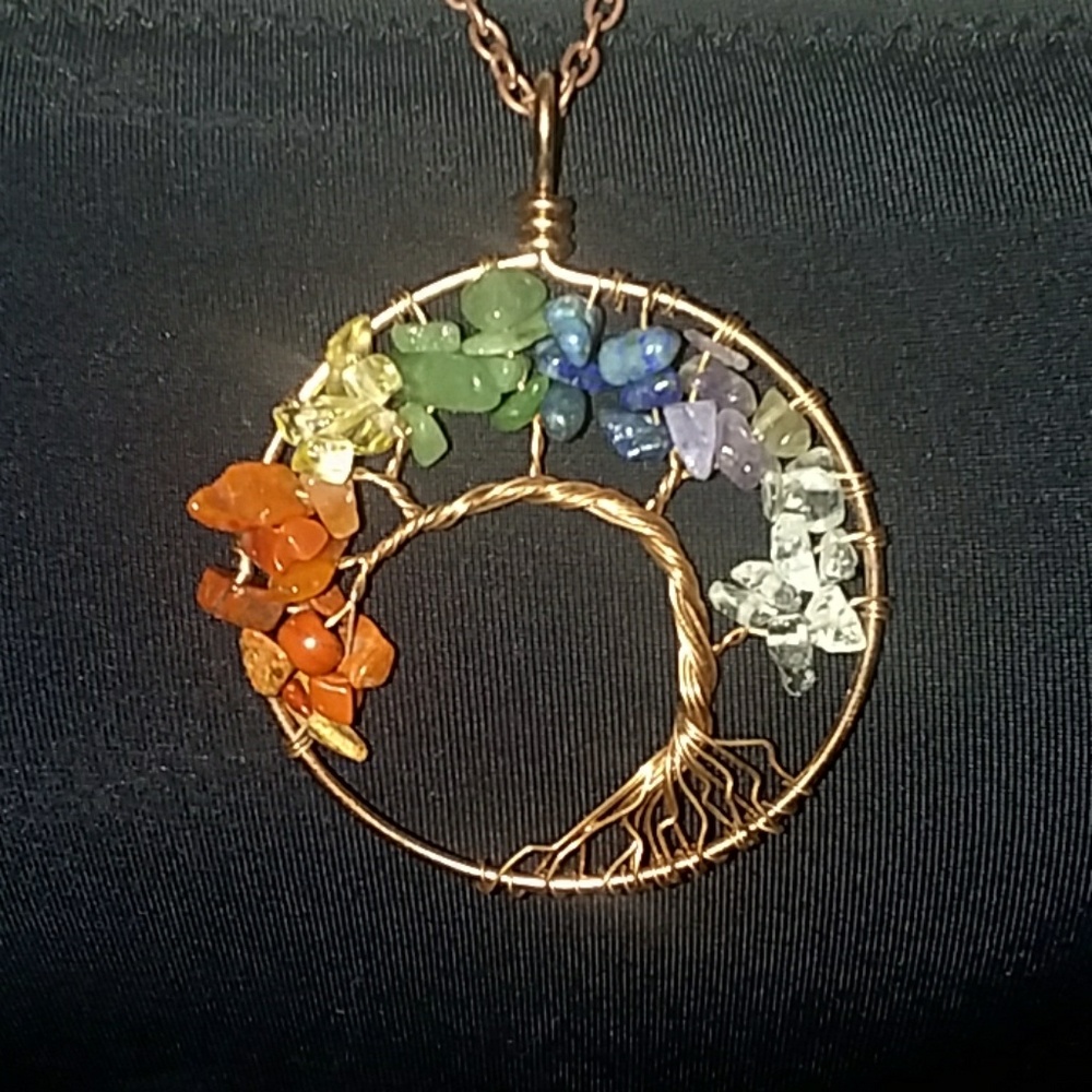 TREE OF LIFE PENDANT AND NECKLACE! NEW IN BOX